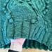 Lovers + Friends - Daybreak Cable Knit Pom Pom Sweater in Green