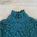 Lovers + Friends - Daybreak Cable Knit Pom Pom Sweater in Green