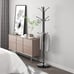 Brand New Metal Coat Rack Stand with Natural Marble Base -98sz