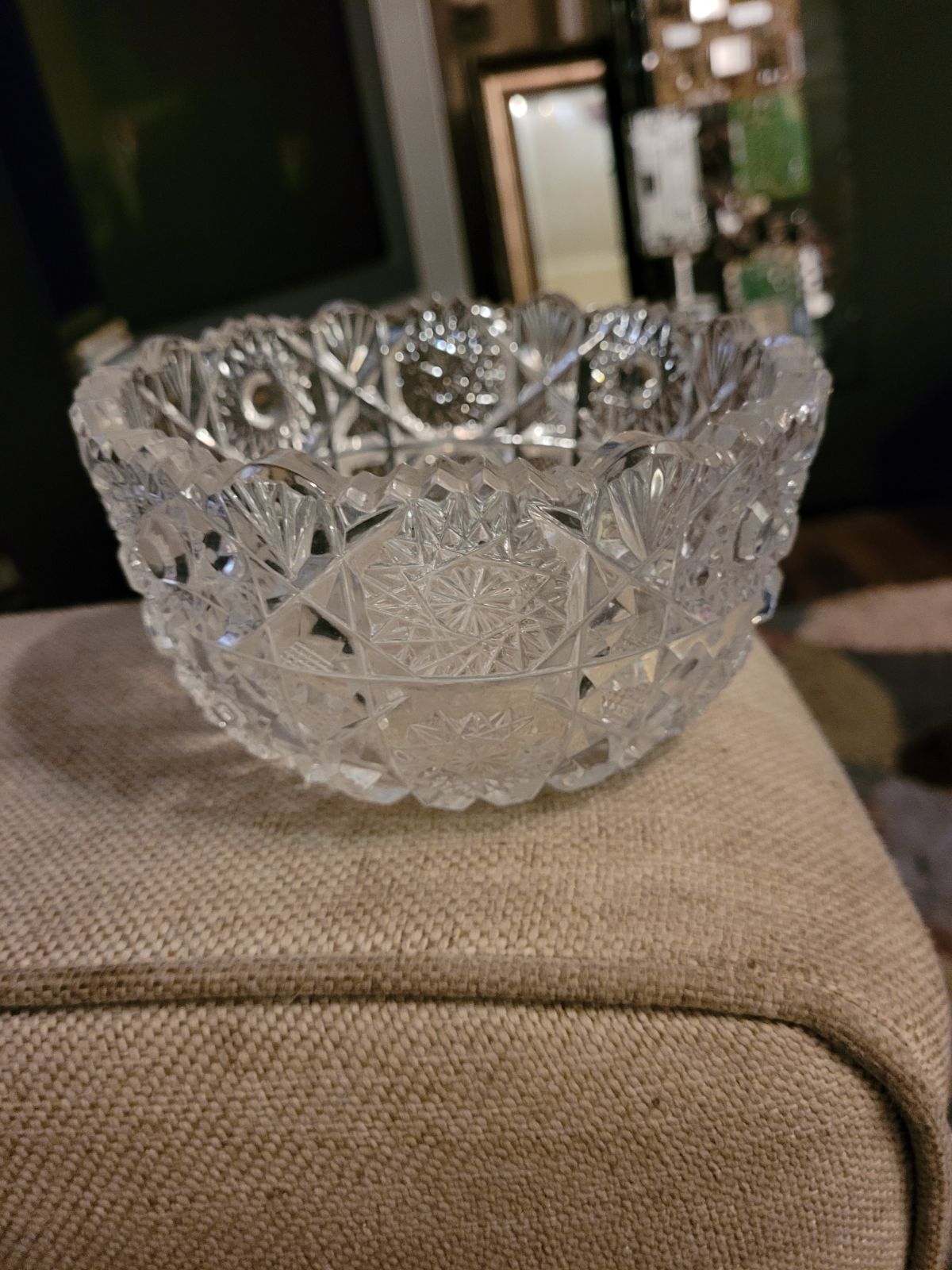 Crystal candy dishes and bowls