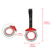 Brand New 2PCS JDM Brake Red TSURIKAWA Ring Subway Train Bus Handle Carbon Strap