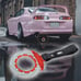 Brand New 2PCS JDM Brake Red TSURIKAWA Ring Subway Train Bus Handle Carbon Strap