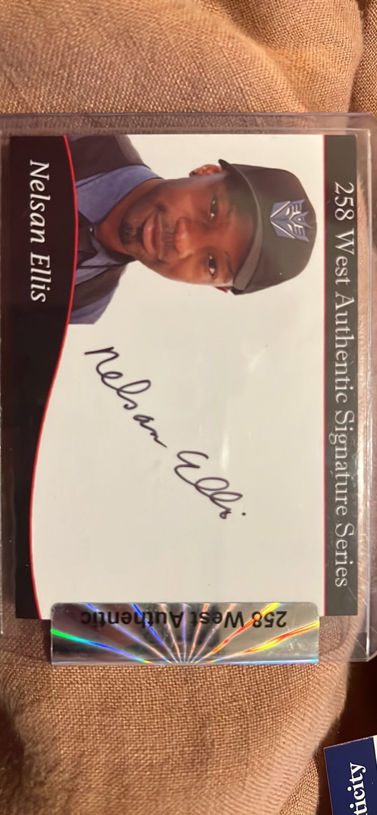 Nelsan Ellis Comic Con Signed Card