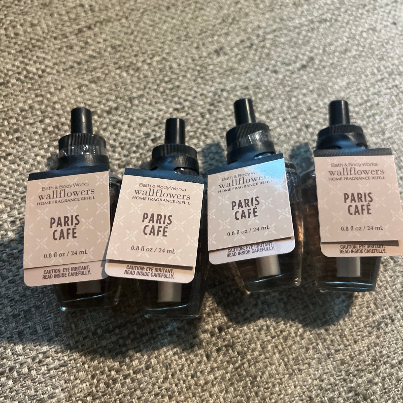 Bath & Body Works PARIS CAFE Wallflower Fragrance Refills - Sealed- NWT Lot of 4