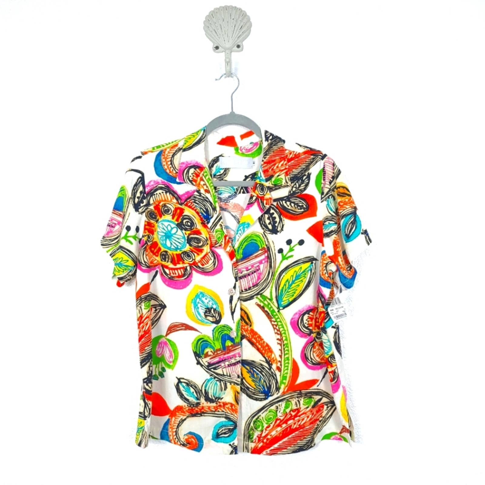 JAMS WORLD Retro Indio Hawaiian Tropical Button Down Shirt