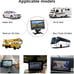 NEW Backup Camera Kit, 7 LCD Rear View Camera Monitor, Waterproof Night Vision