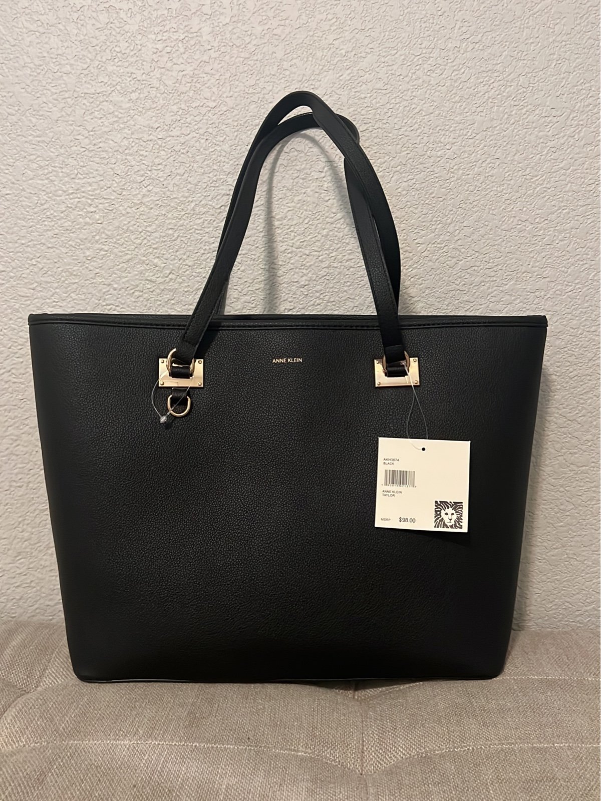 Anne klein deals black tote