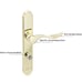 Wright Products - Serenade Mortise Keyed Lever Mount Latch with Deadbolt for