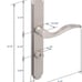 Wright Products - Serenade Mortise Keyed Lever Mount Latch with Deadbolt for