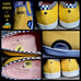 Kate Spade Taxi Yellow Canvas Slip On Sneakers Shoes New York Women Size 9 UK 7