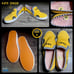 Kate Spade Taxi Yellow Canvas Slip On Sneakers Shoes New York Women Size 9 UK 7