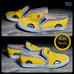 Kate Spade Taxi Yellow Canvas Slip On Sneakers Shoes New York Women Size 9 UK 7