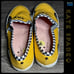 Kate Spade Taxi Yellow Canvas Slip On Sneakers Shoes New York Women Size 9 UK 7