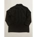 Brioni Jacket Black Wool Silk Leather Trimmed Coat Size XL Lined 6 Pockets