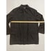 Brioni Jacket Black Wool Silk Leather Trimmed Coat Size XL Lined 6 Pockets