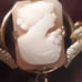Gold Filled Vintage Cameo Lavalier Necklace