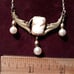 Gold Filled Vintage Cameo Lavalier Necklace