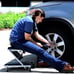 2036D Grey 36 Z-Creeper Seat , Black