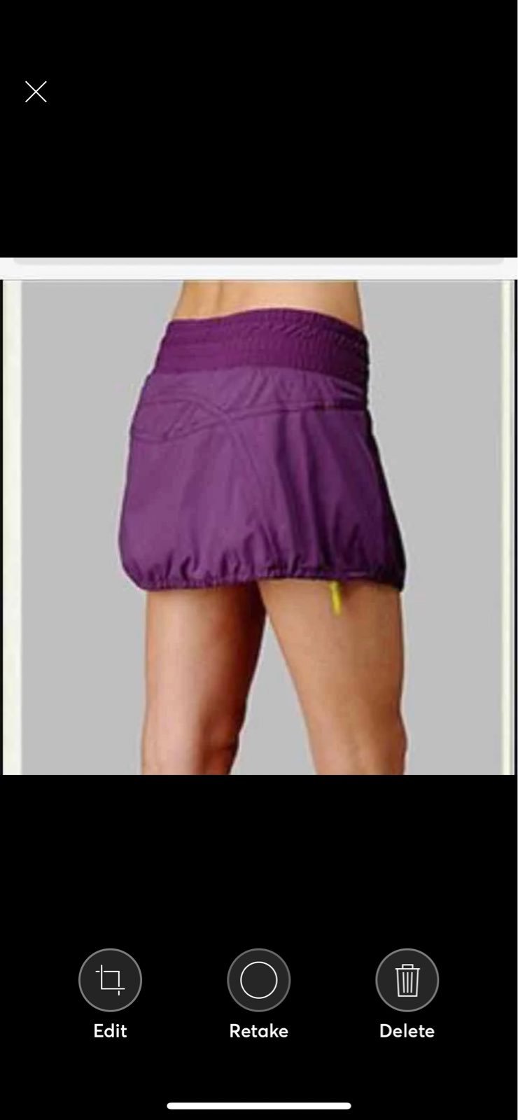 Lululemon Run Tracker Skirt size 6