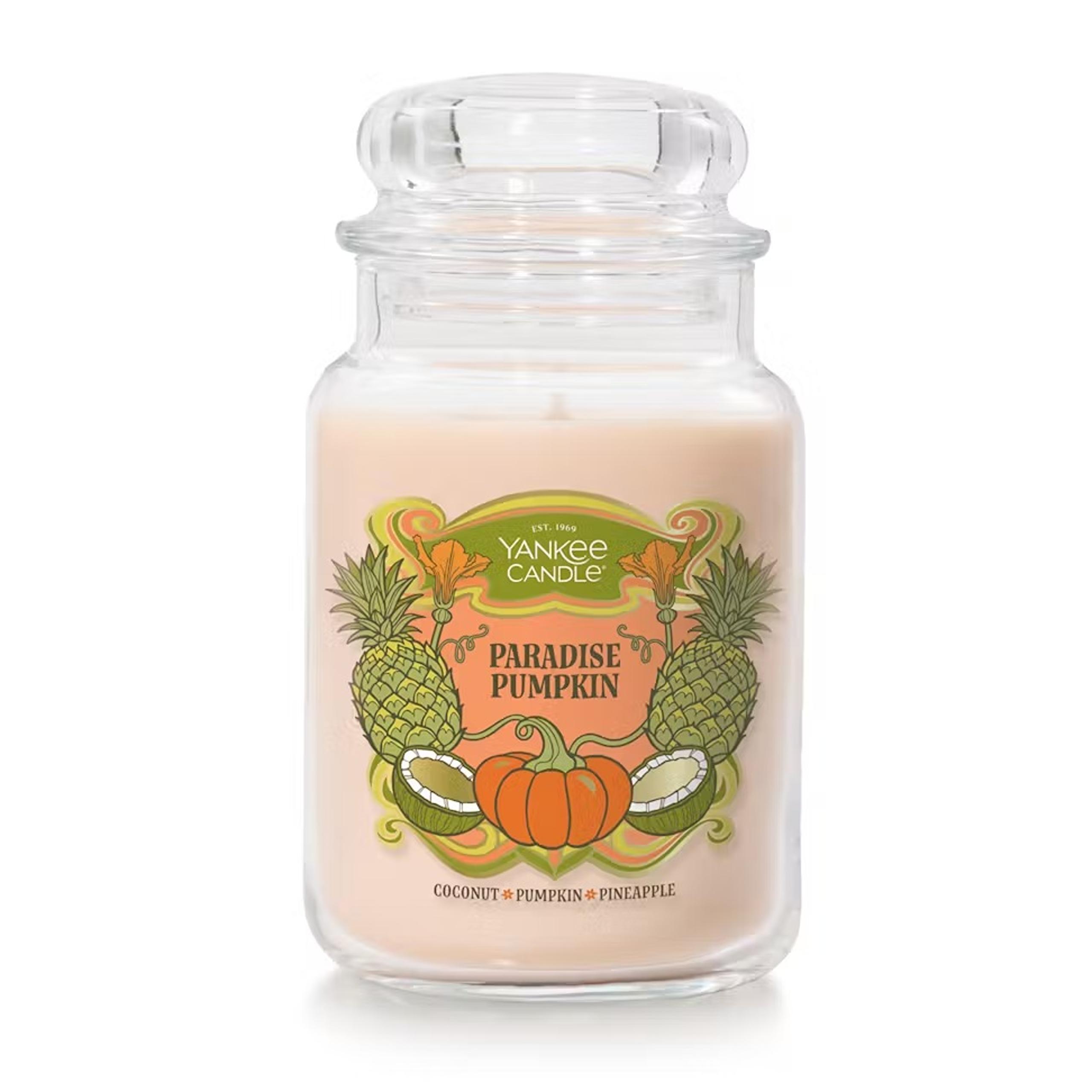 Yankee Candle Paradise Pumpkin 22oz Large Jar Single Wick **FREE SHIP