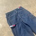 vintage y2k baggy Tommy Hilfiger carpenter denim jorts