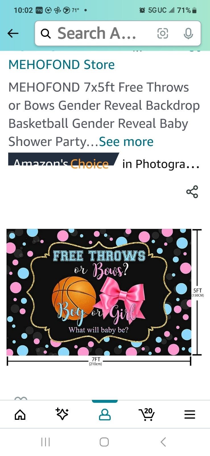 Free throws pink bows! Gender reveal lot baby boy or baby girl
