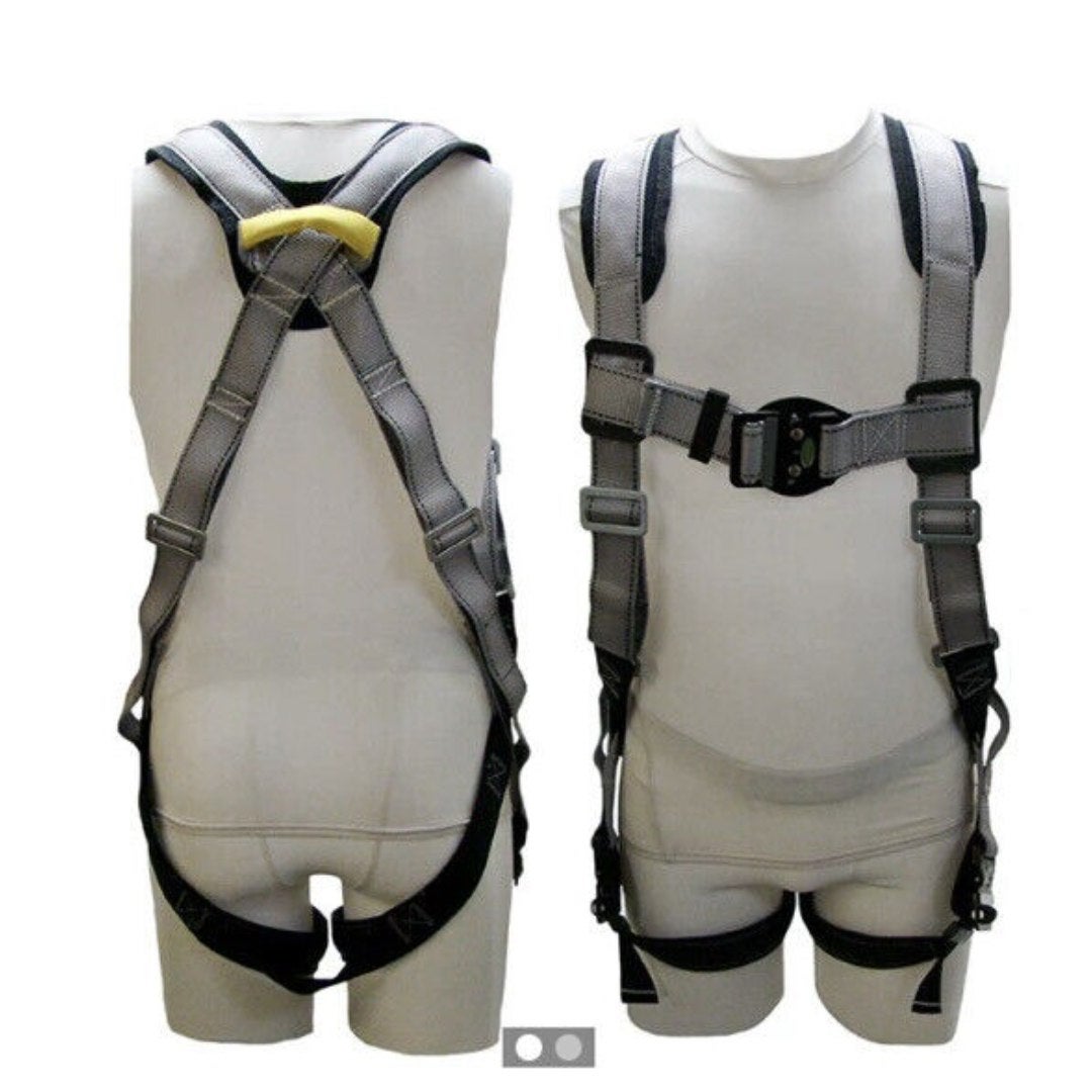Buckingham “H” Style Full Body Harness with lanyard, Backyard & Buckstep Relief