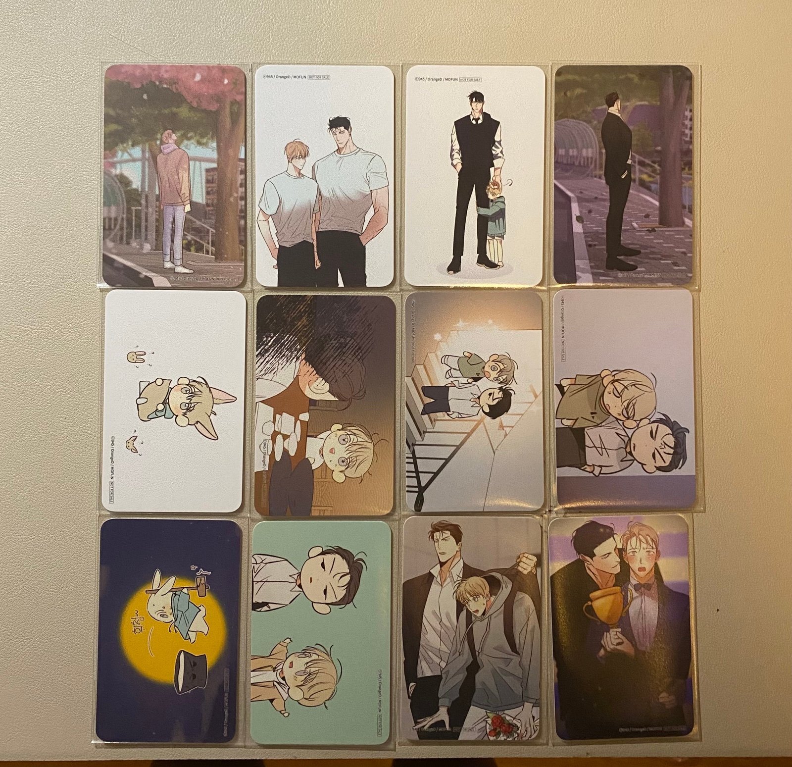 Bomtoon Lezhin Mofun Cafe Dangerous Convenience Store event photocard full set