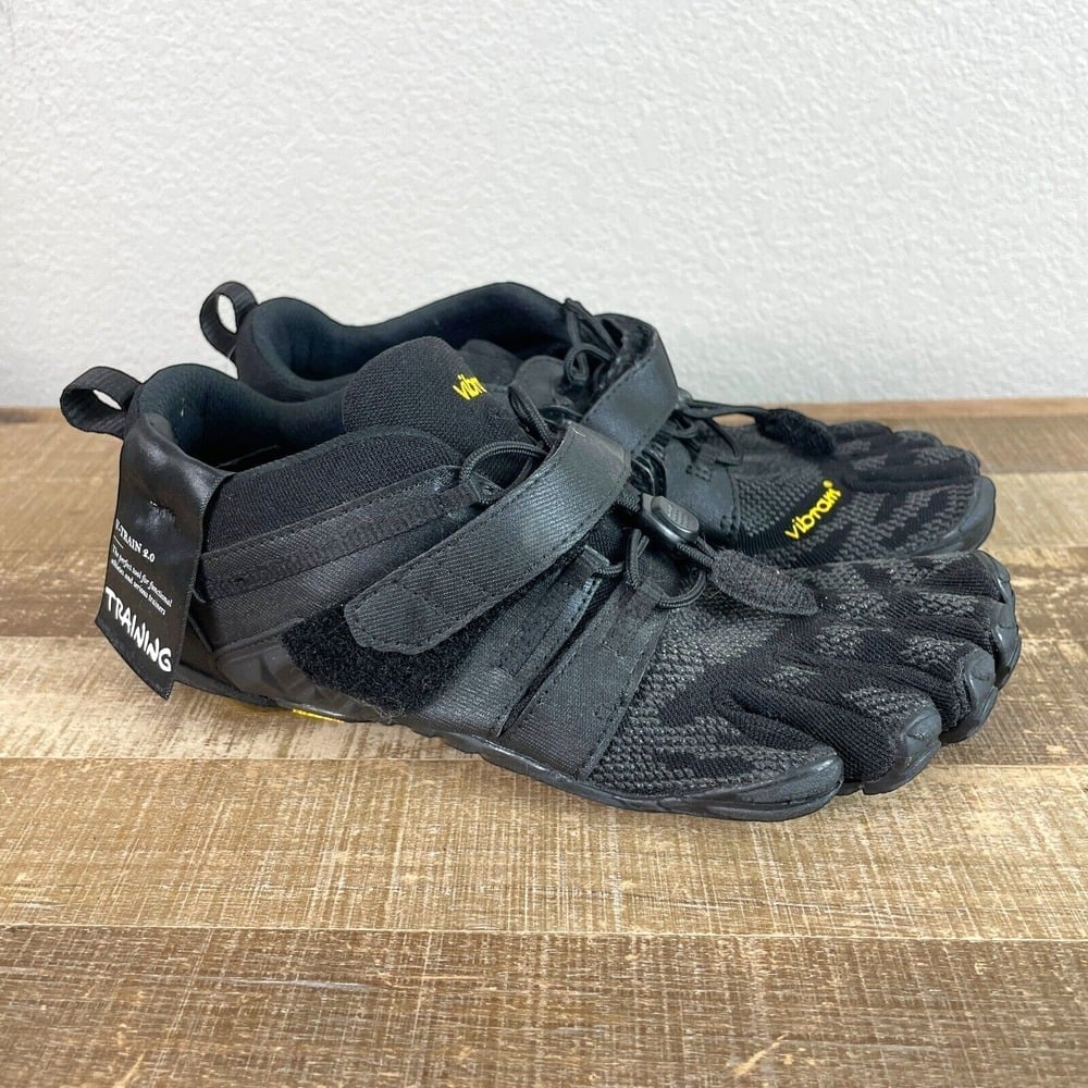 NEW Vibram FiveFingers Womens V-Train 2.0 Barefoot Running Shoe 7-7.5 EU37 Black