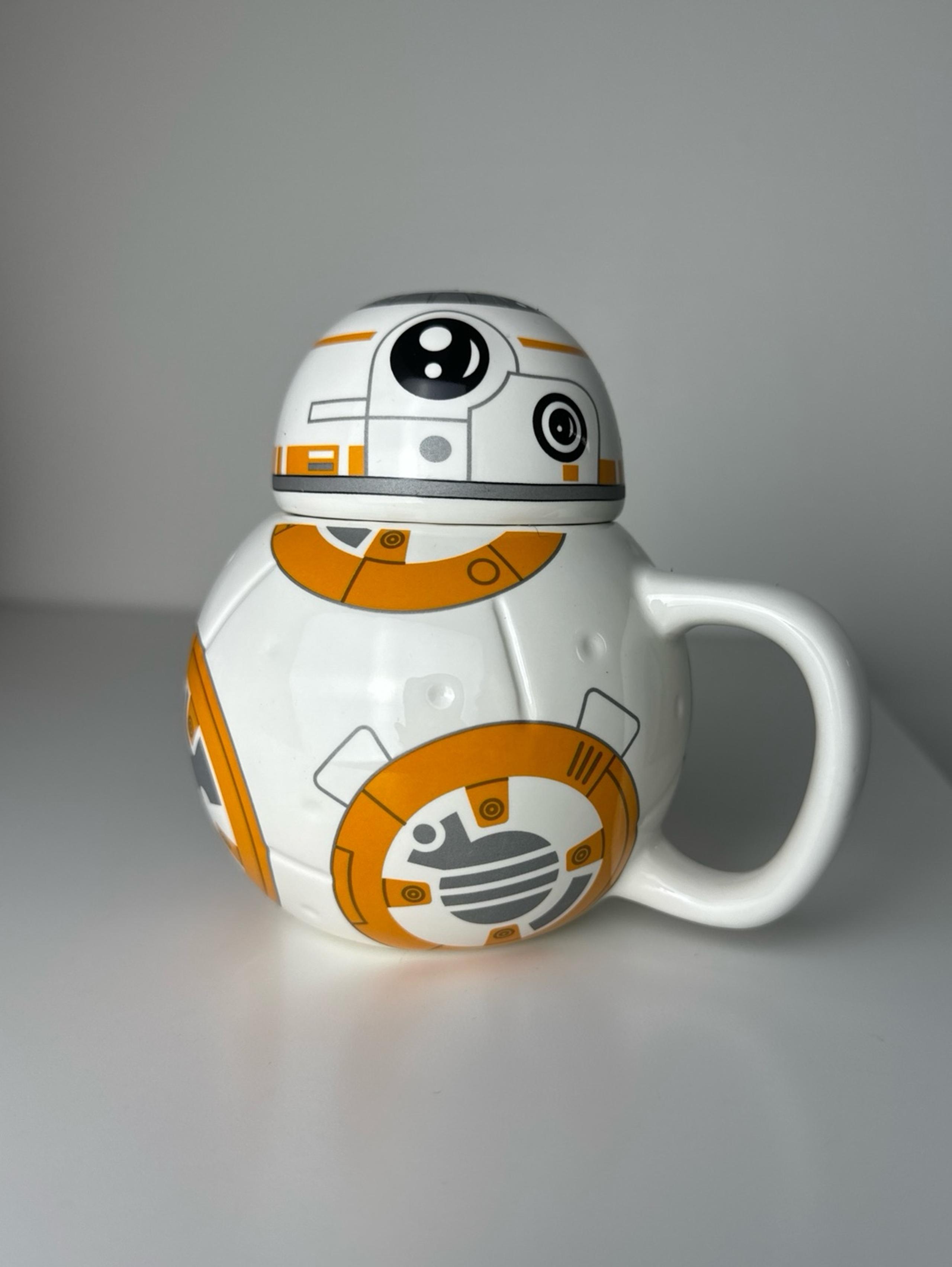 Hallmark BB-8 Ceramic Mug – Removable Lid, Makes Noise, Star Wars Cup