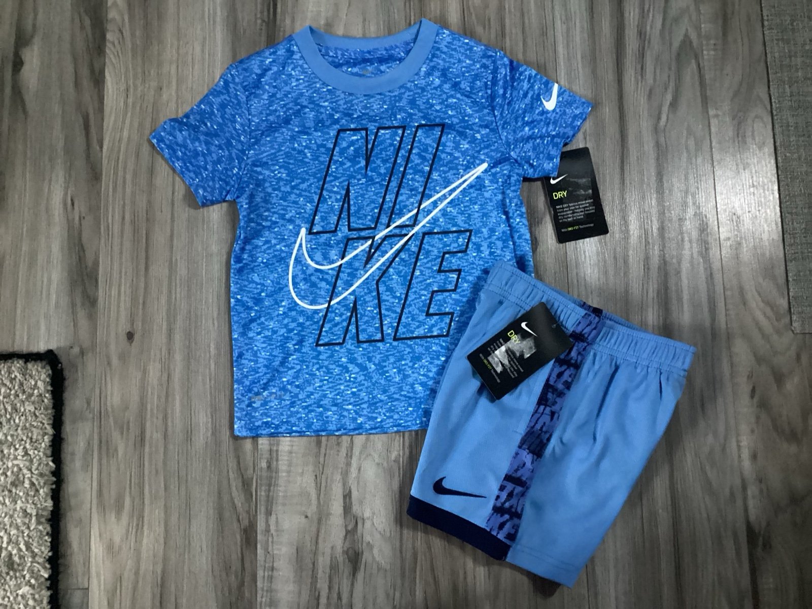 Toddler boys Nike DRIFIT tee & shorts outfit size 3T(NWT) ~PRICE FIRM, NO OFFERS