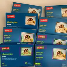 8 packs of glossy photo paper