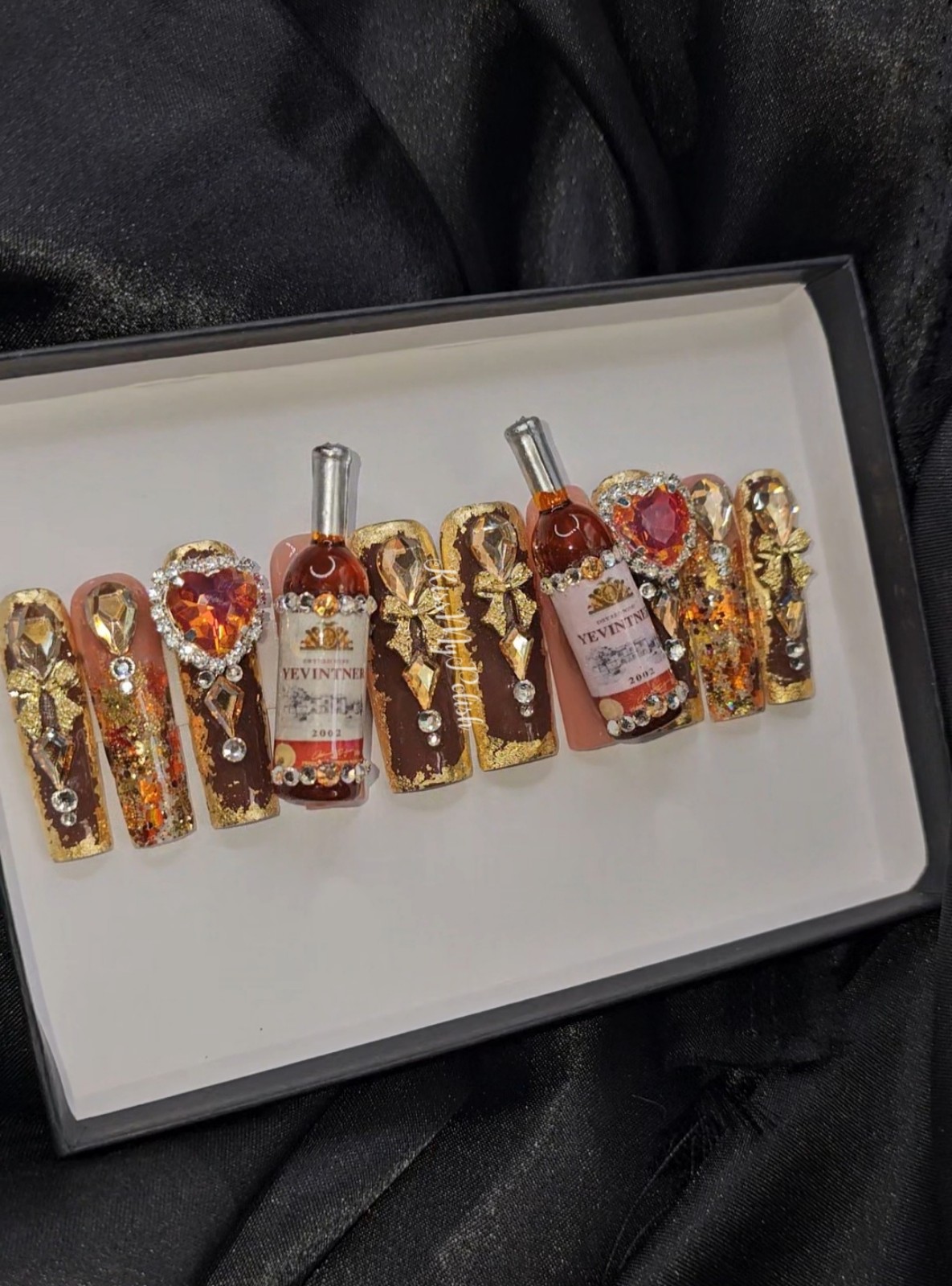 Popping Bottles Press On Nails
