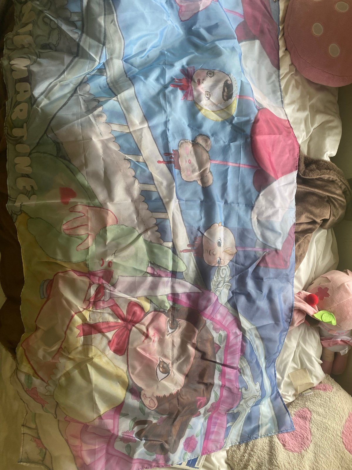 Melanie Martinez floating heads flag