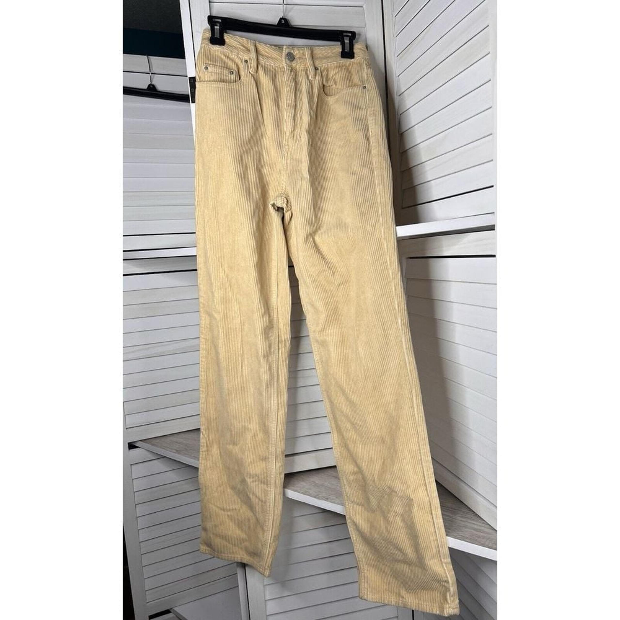 Pacsun Women's High Rise 90's Boyfriend Straight Leg Corduroy Pants Sz 26