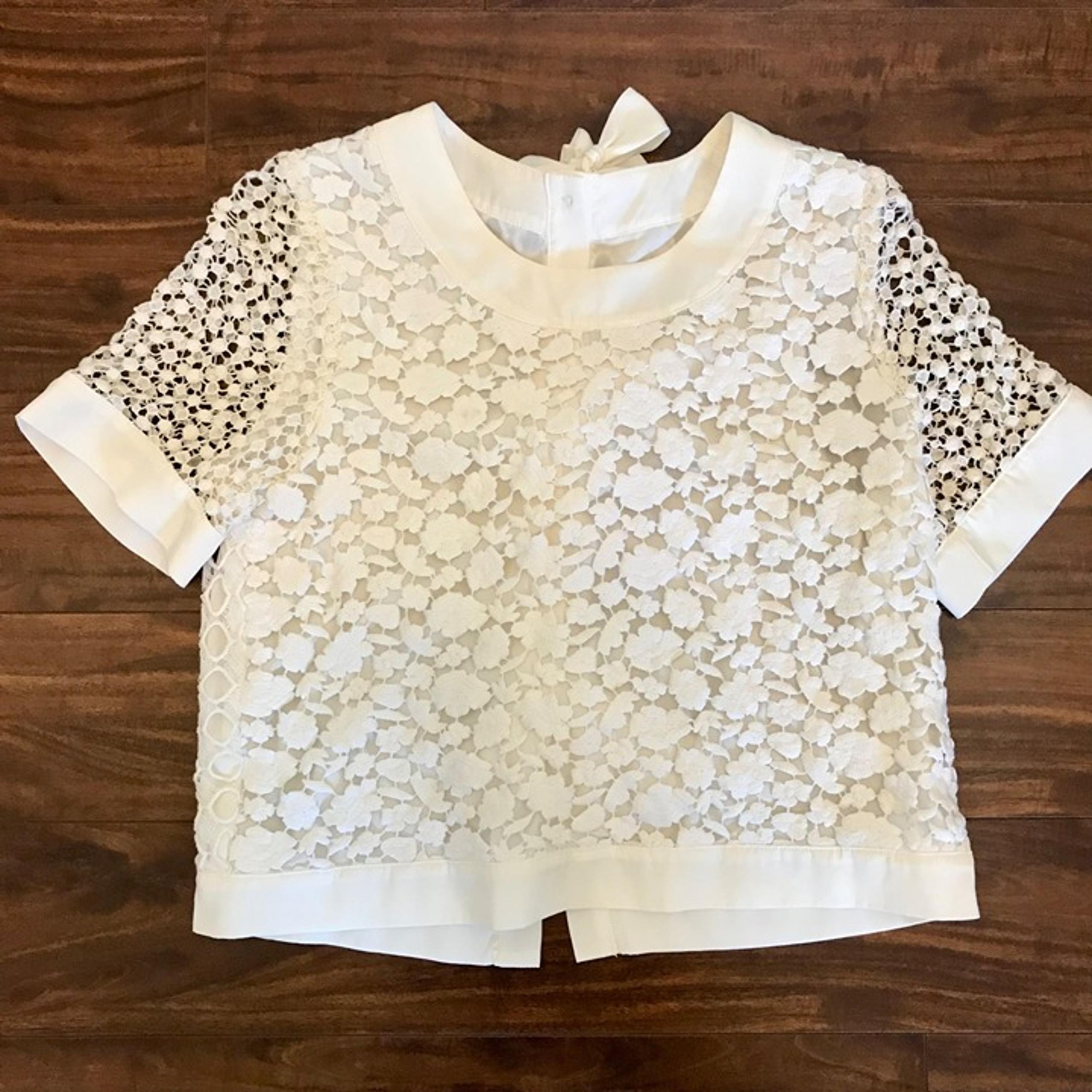 Anthropologie Twinkle by Wenlan Heikki Top Size 8 Cottagecore Romantic Girly