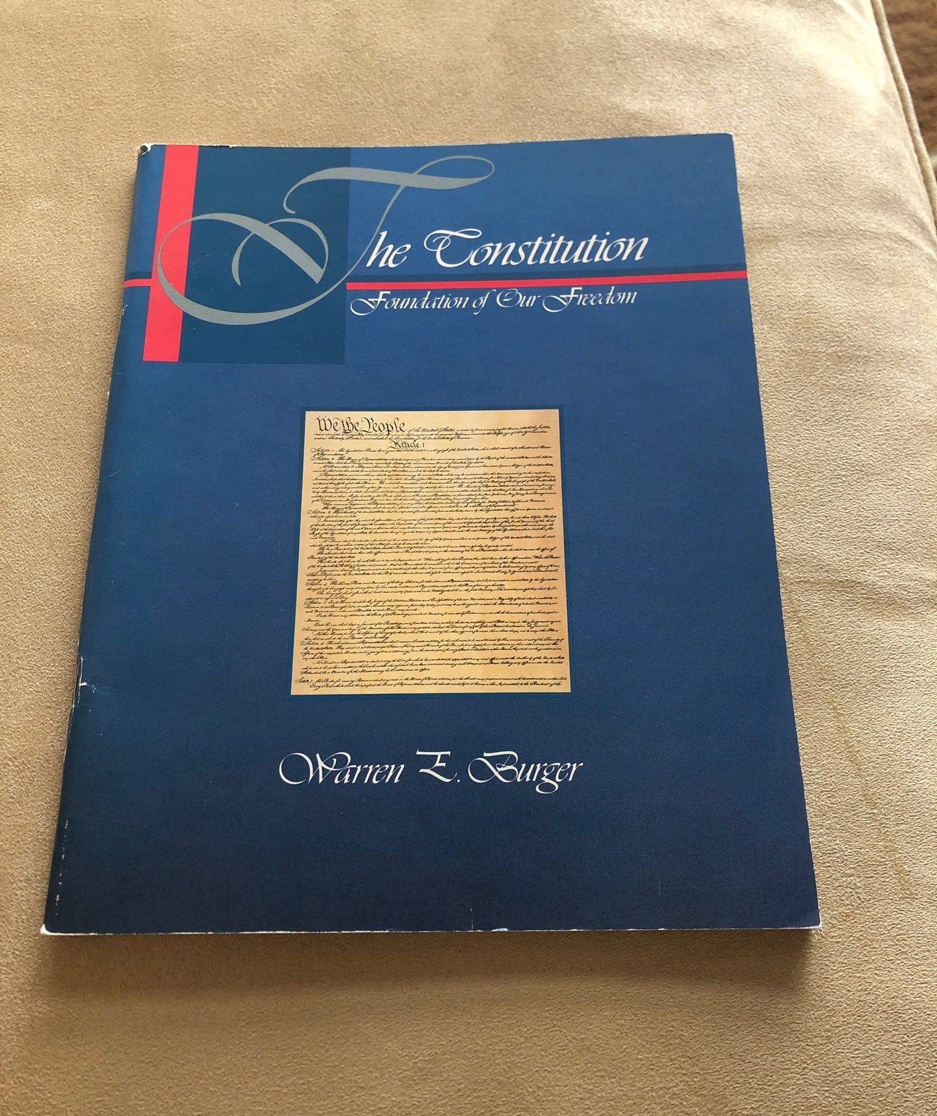 Warren Burger autographed copy of The Co