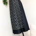 Unttitled floral print long pleated skirt black size 3