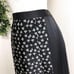 Unttitled floral print long pleated skirt black size 3