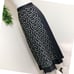 Unttitled floral print long pleated skirt black size 3
