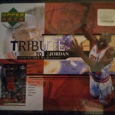 Vintage Sealed Michael Jordan Lunchbox with cards inside