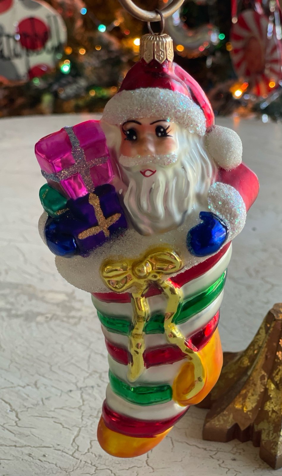 Vintage Christopher Radko “PUT THE LOOT IN THE BOOT” Ornament