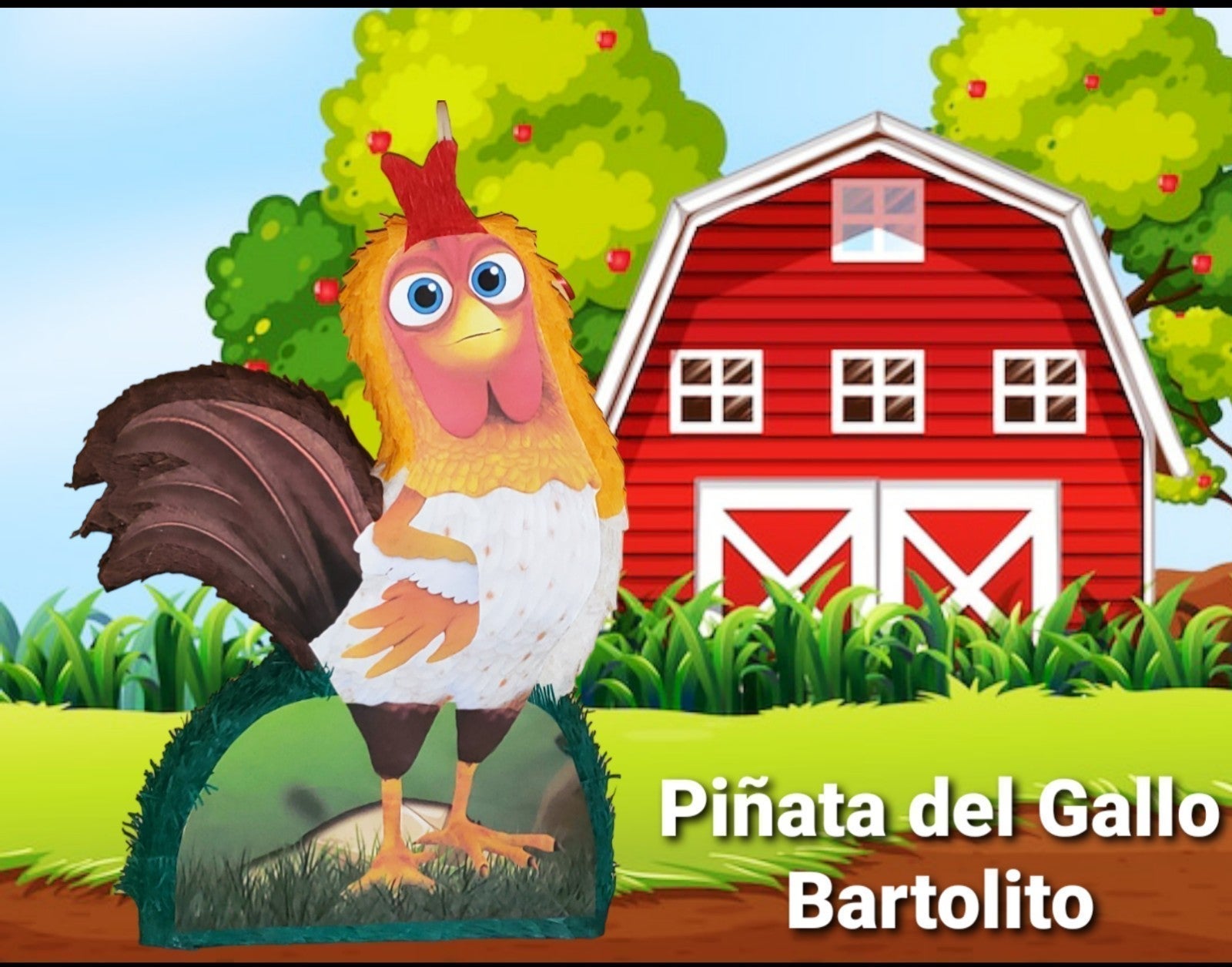 El gallo Bartolito pinata