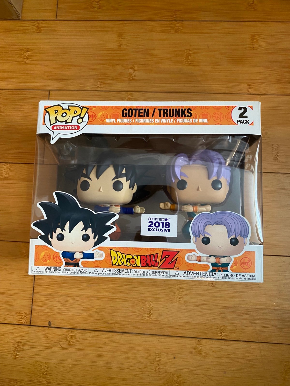 Funko Pop! Animation: Dragon Ball Z - Goten & Trunks Funimation Exclusive 2-Pack