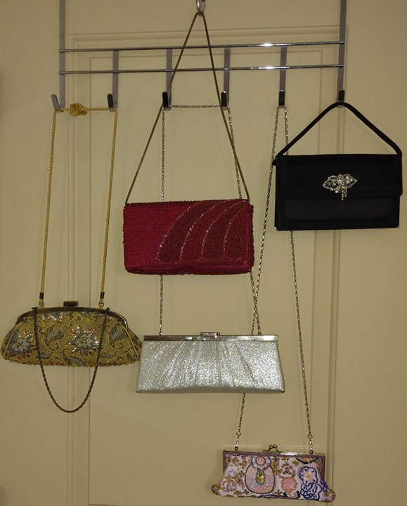 Lot of 5 Vintage Womens Purses Clutchbags Jessica McClintock Valerie Stevens