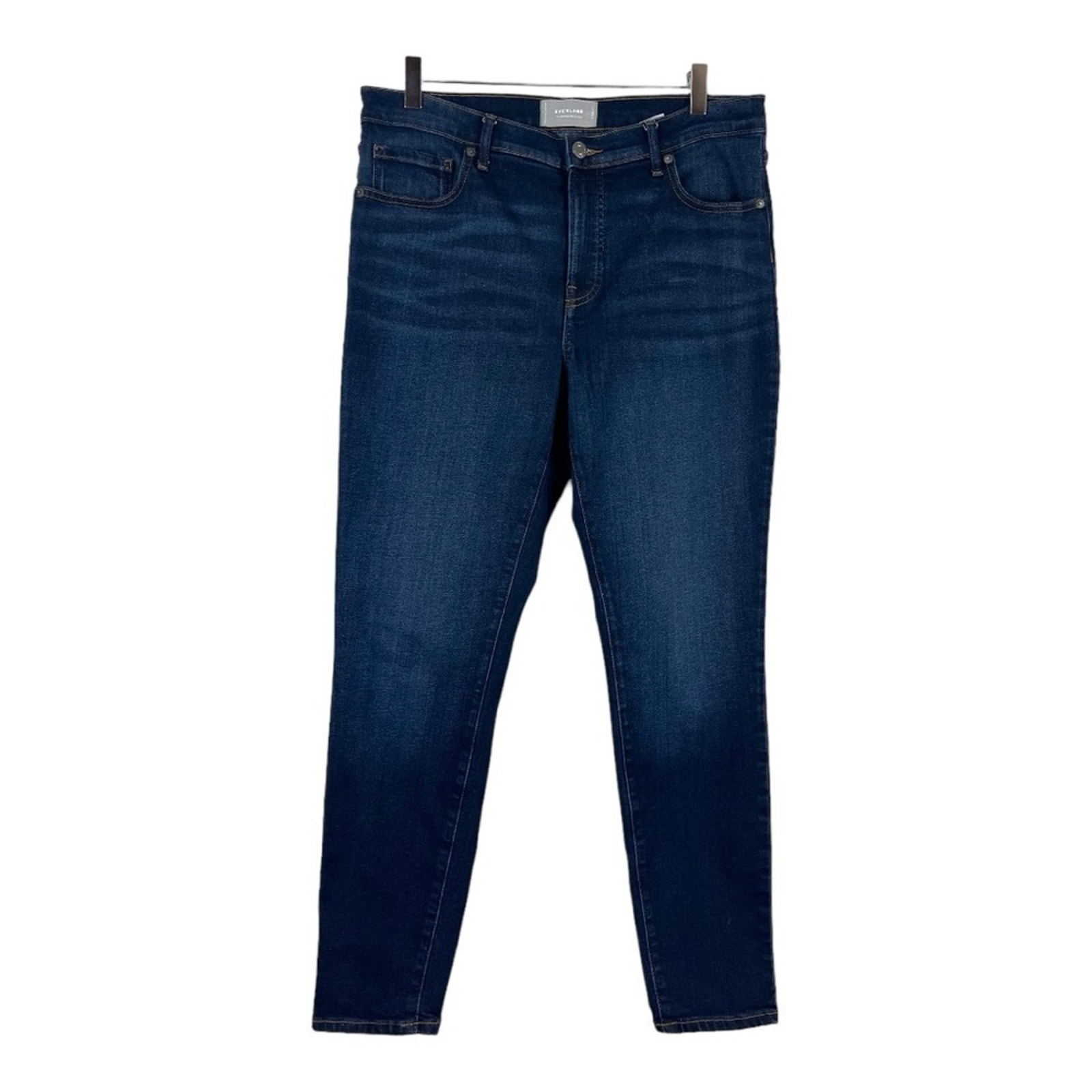 Everlane Skinny Jeans Mid Rise Ankle Dark Indigo Wash Women’s Size 32