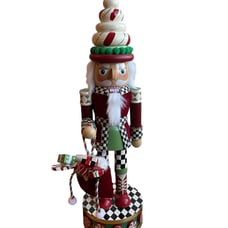 Mackenzie Childs Nutcracker 20” Candy Cottage