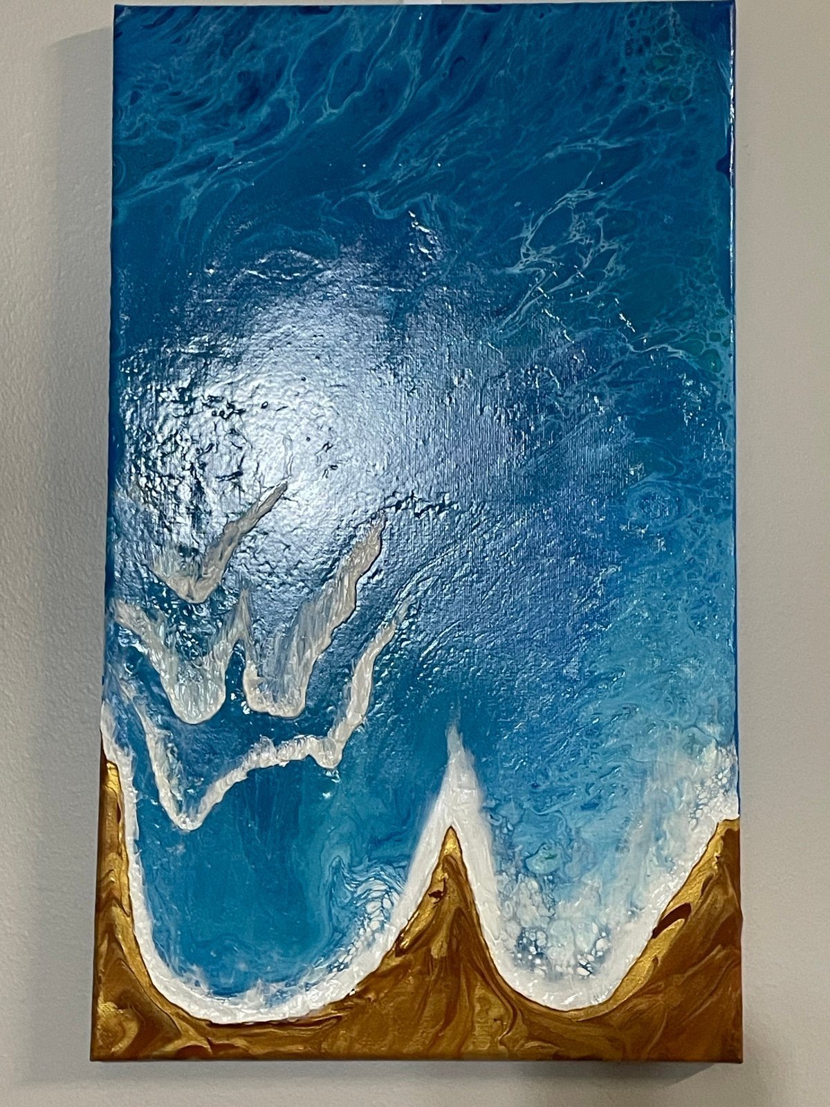 8x12 Coastal Inspired Wall Decor- Handmade