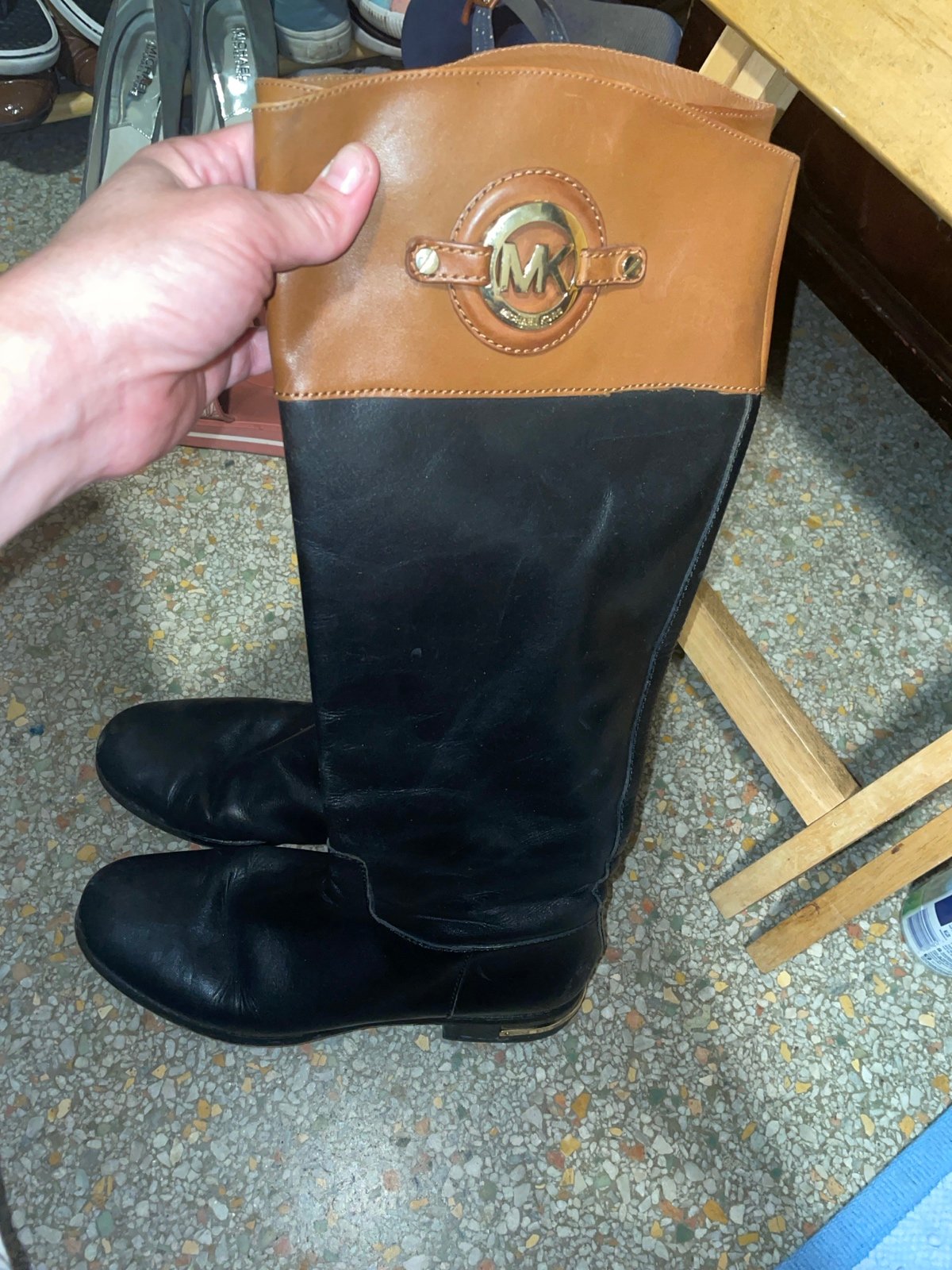 Michael Kors riding boots