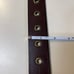 FRYE Brown Leather Brass Gold Hardware Buckle Studs Details Women Belt Size L